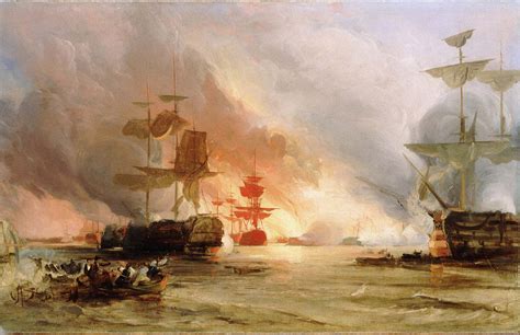 » The Bombardment of Algiers 27 August 1816 by George Chambers, Senior » History of the Sailing ...