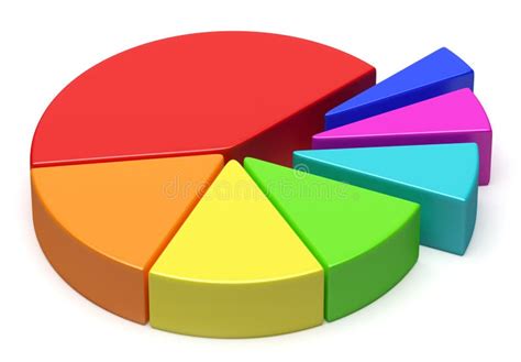 Abstract Creative Colorful Pie Chart Stock Illustration - Illustration of growth, business: 39382585