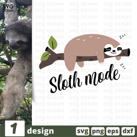 FREE Sloth SVG Cut File - Svg Ocean