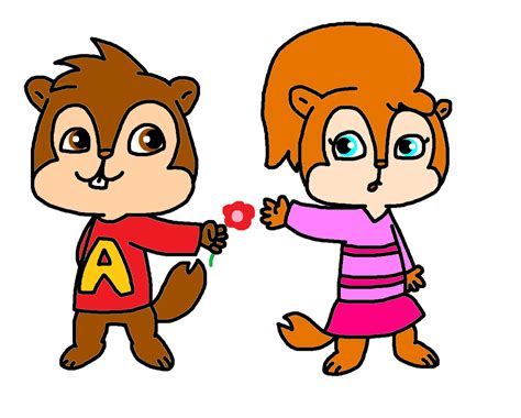 Alvin and Brittany by Bomberdrawer on DeviantArt