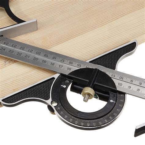 New 12″ 300mm Combination Square Protractor Level Measure Measuring ...