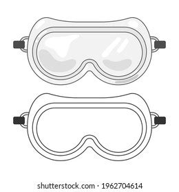 Chemistry Goggles Clipart