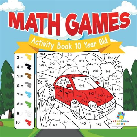 Math Games Activity Book 10 Year Old (Paperback) - Walmart.com