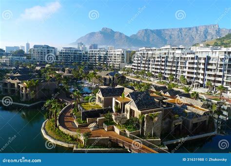 One and only Hotel and View of Table Mountain in Cape Town, South ...