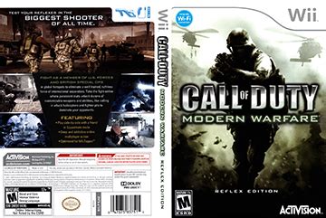 Call of Duty Modern Warfare Reflex Edition (Wii) - The Cover Project