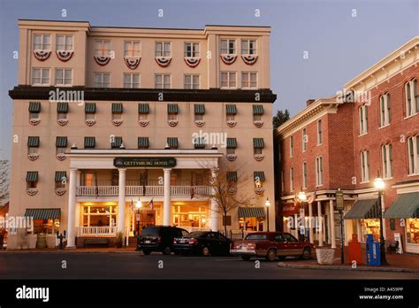 AJD53441, Gettysburg, PA, Pennsylvania, downtown, Gettysburg Hotel ...