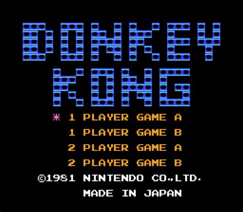 Classic NES Review: Donkey Kong - Retro Cemetery