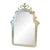 1970s Modern Art Nouveau Silvered Revival Mirror | Chairish