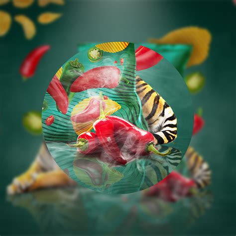 Tiger chips - product manipulation on Behance