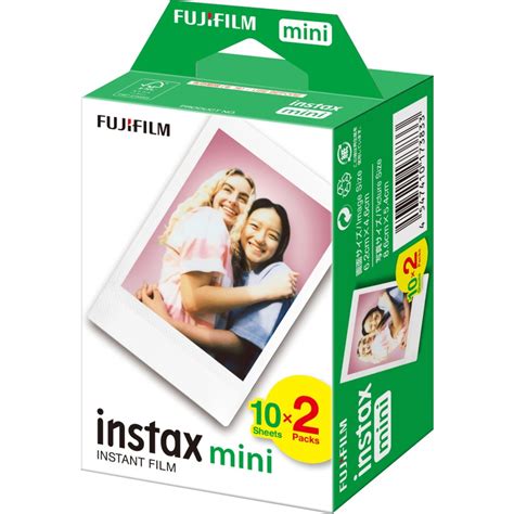 Fujifilm instax Mini Film 20 Pack - White | BIG W