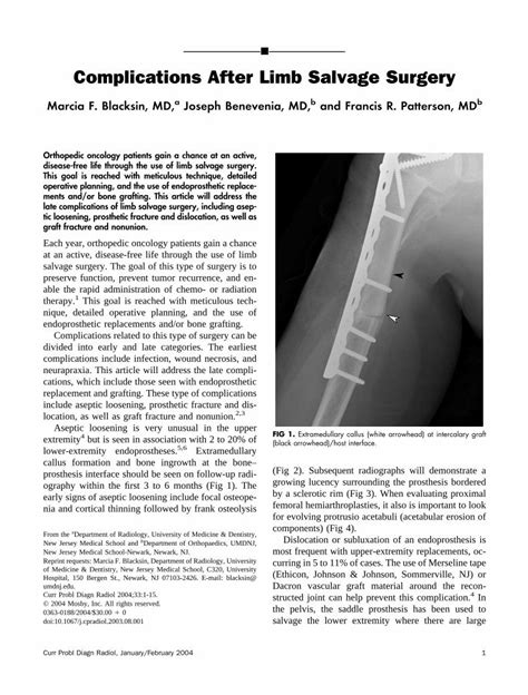 (PDF) Complications after limb salvage surgery - DOKUMEN.TIPS