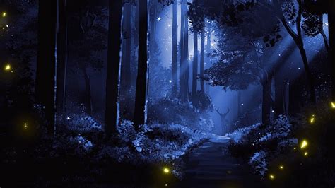 Relaxing Spooky Forest Music for Reading - Night Forest Path ★655 - YouTube