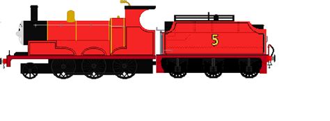 James The Red Engine by Trackmasterdude on DeviantArt