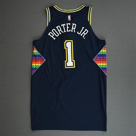 Michael Porter Jr. - Denver Nuggets - Game-Worn City Edition Jersey ...