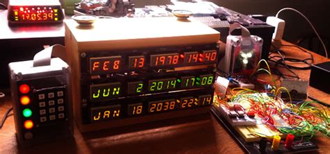 Raspberry Pi-Powered Back To The Future Time Circuits | Hackaday