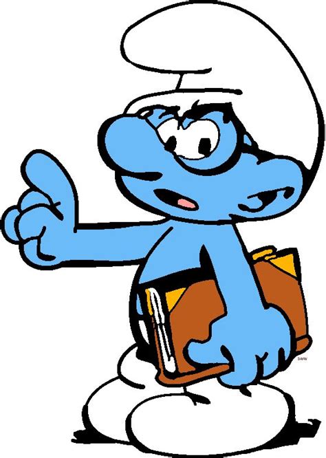 Download Brainy Smurf PNG Image for Free | Smurfs drawing, Smurfs ...