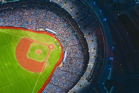 Baseball Aerial Photography Of Baseball Stadium Baseball Field Image ...