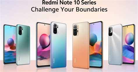 Redmi Note 10 5G vs Note 10 vs Note 10S vs Note 10 Pro Specs Comparison