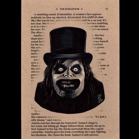 BOOK PAGE: Babadook - Etsy