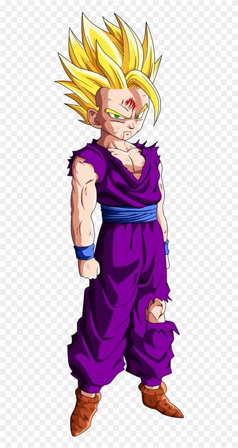 Gohan Ssj2 Png - Gohan Super Saiyan 2 Saga Cell, Transparent Png ...