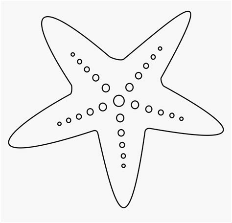 Fish Outline Clipart Free Banner Library Stock Starfish - Star Fish To ...