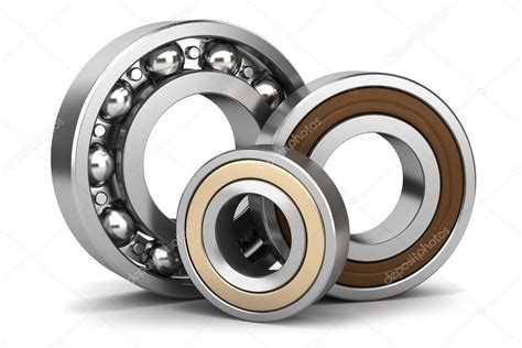 Group of bearings isolated — Stock Photo © aleksanderdnp #53389063