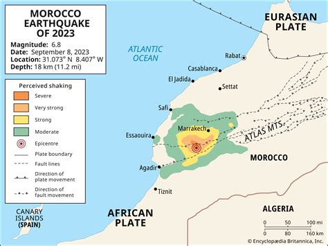 Morocco earthquake of 2023 | Description, Geology, Deaths, & Facts ...