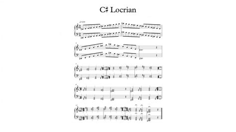 C# Locrian Scale and Chords - YouTube