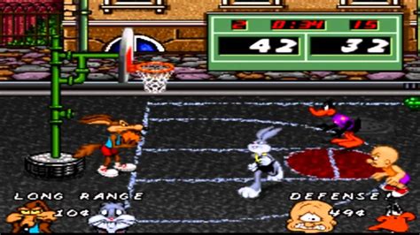 SNES - Looney Toons Basketball - Hard. - YouTube