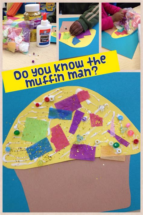 We decorated a paper muffin for our nursery rhyme theme. Do you know ...