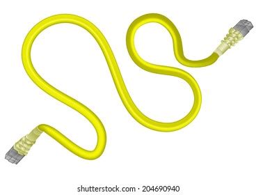 Ethernet Cable Stock Vector (Royalty Free) 204690940 | Shutterstock