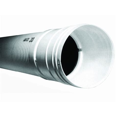 ADVANCED DRAINAGE SYSTEMS 04550010 Ads 4" Triple Wall S&d Pipe Solid