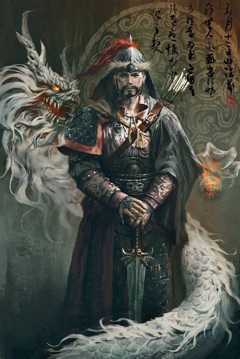 Genghis Khan by FangWangLlin on DeviantArt in 2020 | Art, Genghis khan, Fantasy art