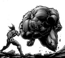 Garou vs. Superalloy Darkshine | One Punch-Man Wiki | Fandom