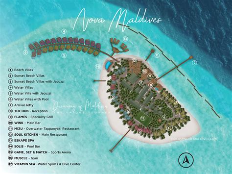 Maldives Resort maps - Dreaming of Maldives