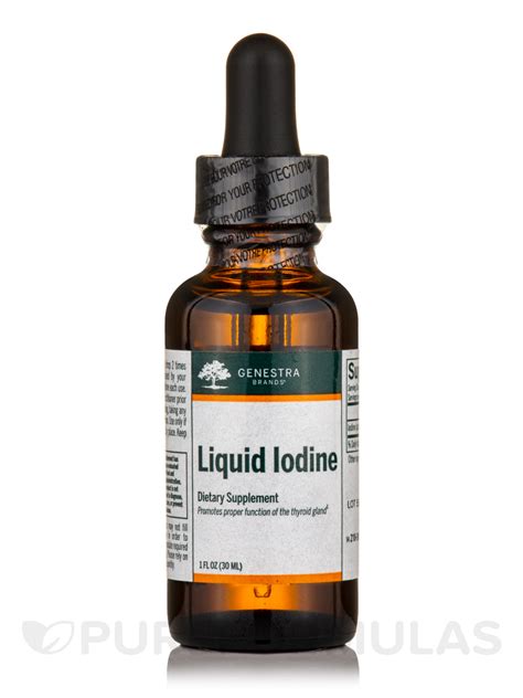 Liquid Iodine - 1 fl. oz (30 ml) - Genestra | Pureformulas