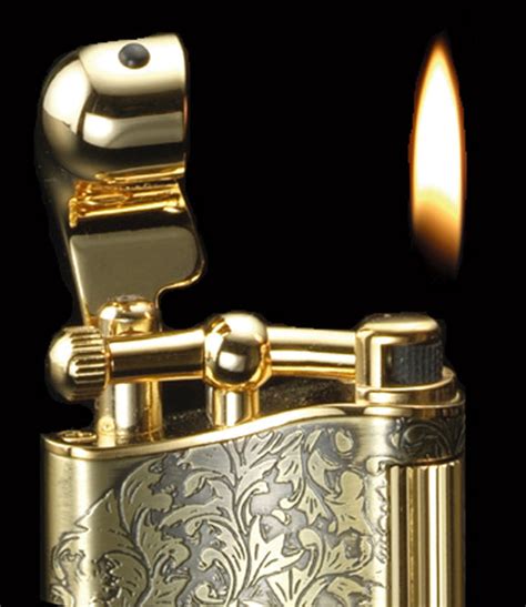 Sarome Flint Cigarette Lighter SD12-11 Antique brass arabesque – EngineTimes.WS