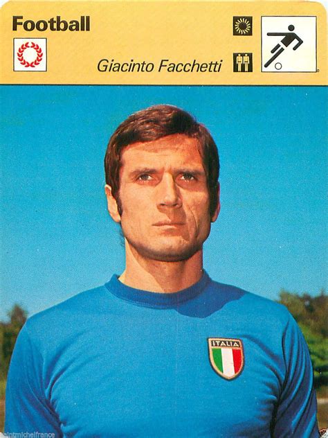 Football Yesterday & Today: Giacinto Facchetti (Fiche Football)