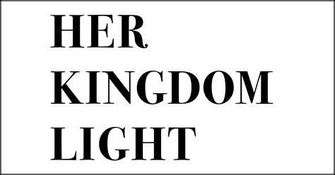 Christian Women's T-shirts - Her Kingdom Light