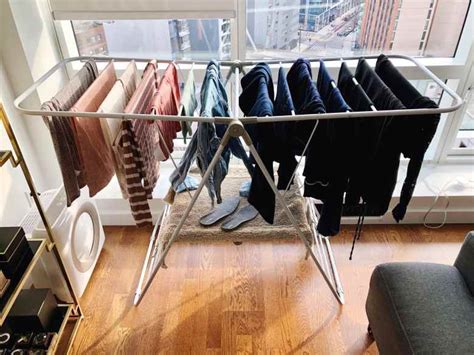 The Best Way to Dry Your Clothes Indoors with a Drying Rack - Styled by ...