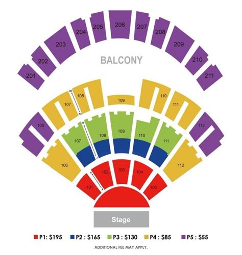 Warfield Seating Chart San Francisco