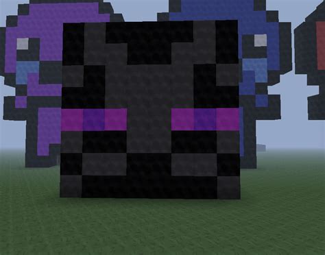 1st Enderman Face by Shmoness3362 on DeviantArt