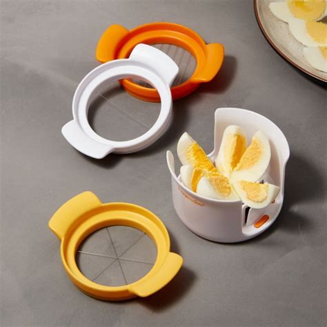 3-in-1 Egg Slicer + Reviews | Crate and Barrel | Egg slicer, Top kitchen gadgets, Cooking gadgets