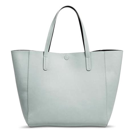 NWT TARGET Merona Women's Reversible Might Gray X-Large Tote Handbag | eBay