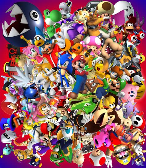 Mario and Sonic Wallpaper - WallpaperSafari