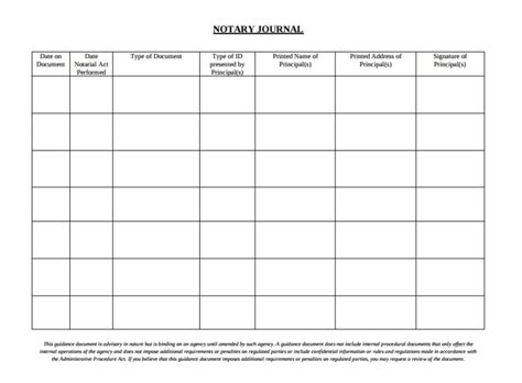 Notary Record Book Printable - Printable Word Searches