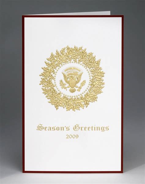 White House Christmas Cards from the Obamas