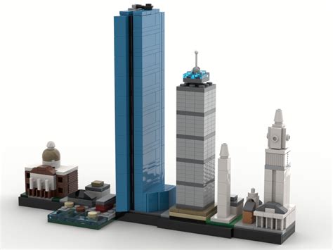 LEGO MOC Boston Skyline by klosspalatset | Rebrickable - Build with LEGO