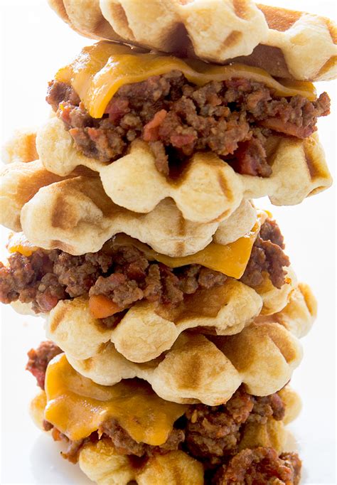 Waffled Sloppy Joe Sliders