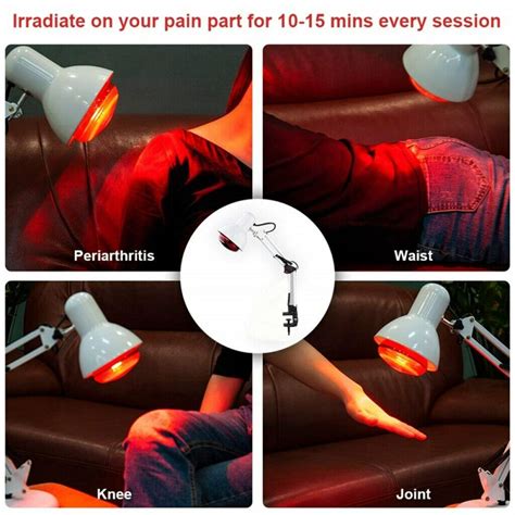 Infrared Therapy Heat Lamp Health Pain Relief Physiotherapy Red Light Fully Body | eBay